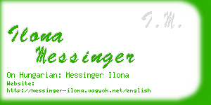 ilona messinger business card